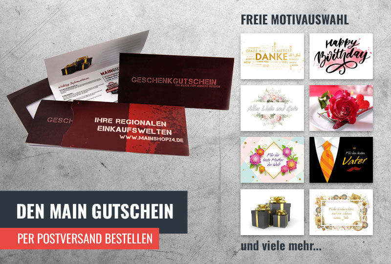 Main Gutscheoin Postversand